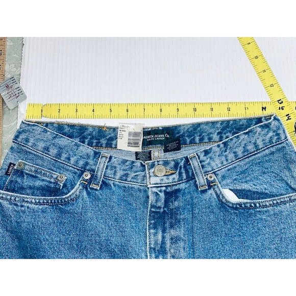 NWT Lauren Ralph Lauren Jeans Co Classic Straight Denim Jean Sz 8 Fits 28x31.5 - Picture 8 of 16